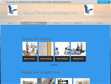 Tablet Screenshot of eagleparts.com